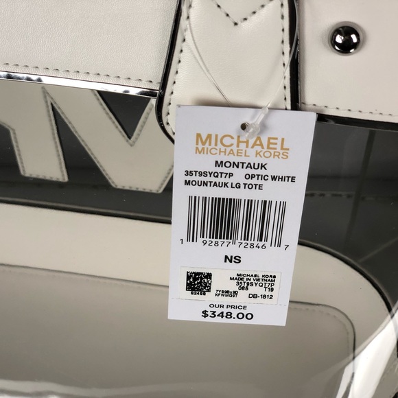 1 DAY SALE!! Michael Kors Montauk MK Logo Tote - Picture 7 of 8